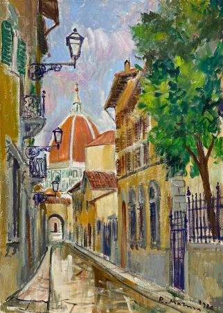 Art work by Rodolfo Marma Via gino Capponi - oil canvas 